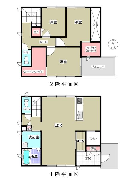 Floor plan. 32 million yen, 3LDK, Land area 225.48 sq m , Building area 106.16 sq m