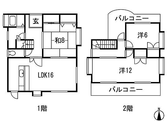 Floor plan. 13.5 million yen, 4LDK, Land area 121.72 sq m , Building area 99.36 sq m