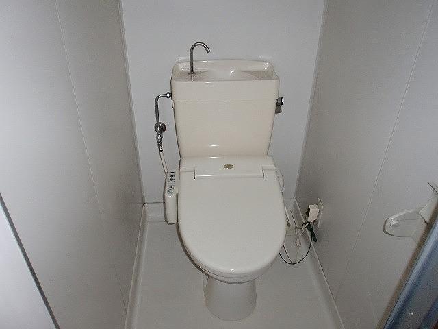 Toilet. With warm water washing toilet seat