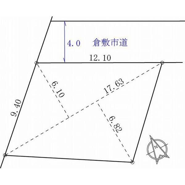 Compartment figure. Land price 8.61 million yen, Land area 113.88 sq m