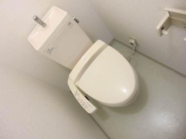 Toilet.  ☆ Warm water washing heating toilet seat
