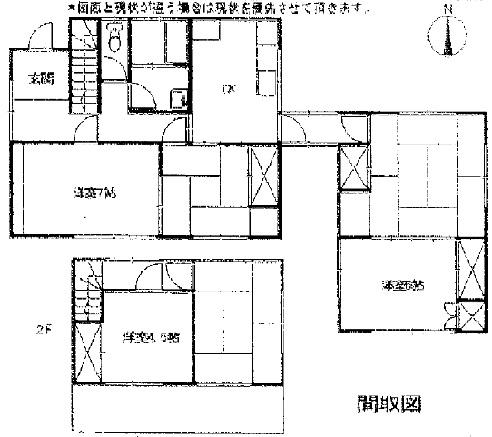 Floor plan. 6.2 million yen, 6DK, Land area 272.51 sq m , Building area 109.24 sq m