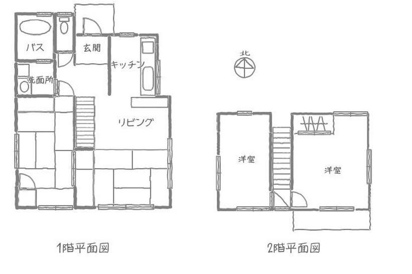 Floor plan. 14,980,000 yen, 4LDK, Land area 150.41 sq m , Building area 93.98 sq m