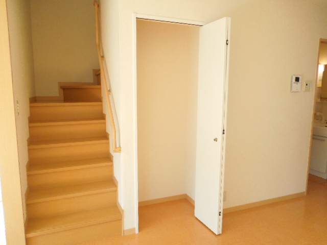 Other room space. Living storage ・ Staircase!