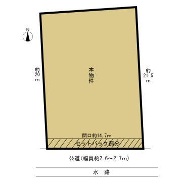 Compartment figure. Land price 17.8 million yen, There is no land area 308 sq m building conditions. 