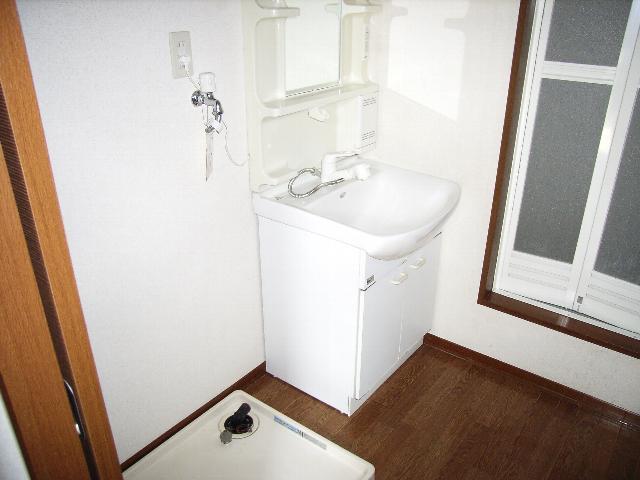 Washroom. Shampoo wash basin
