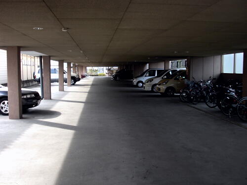 Parking lot. Apamanshop new Kurashiki shop