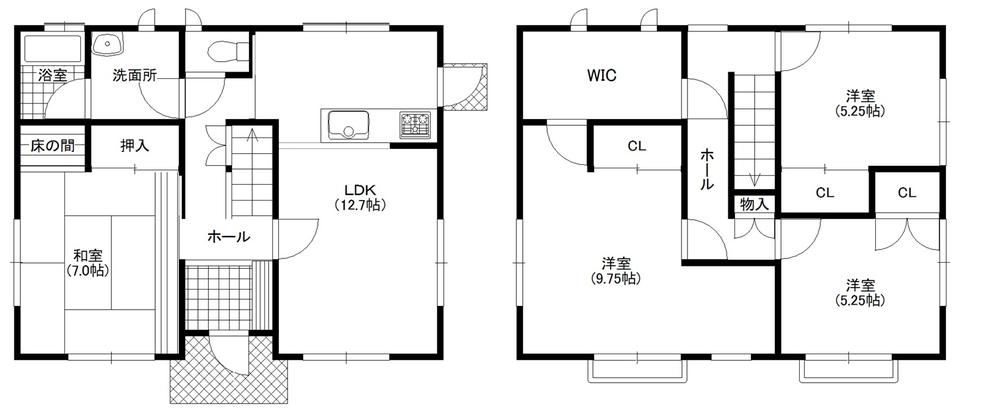 Floor plan. 17.8 million yen, 4LDK + S (storeroom), Land area 166.79 sq m , Building area 103.51 sq m