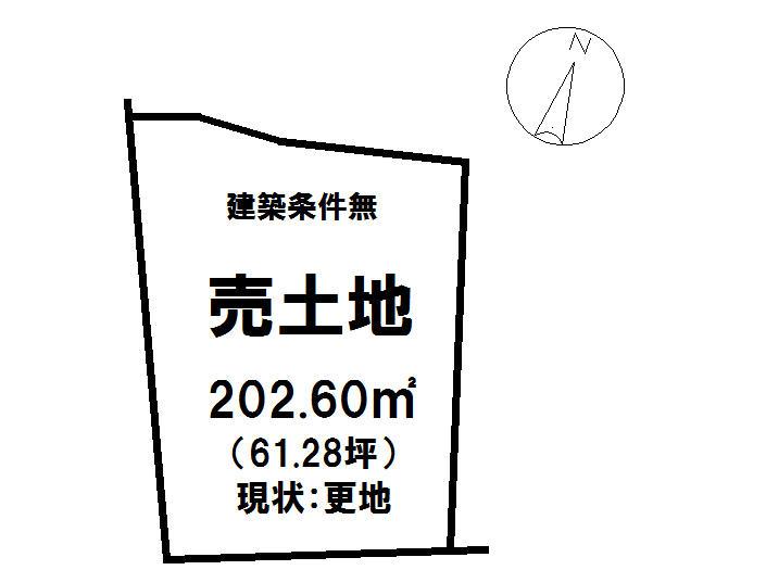 Compartment figure. Land price 4,904,000 yen, Land area 202.6 sq m shooting