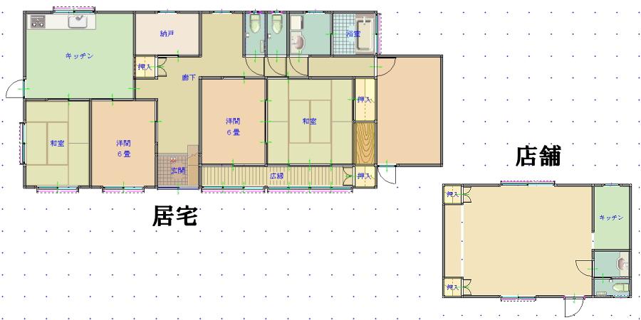 Floor plan. 12.5 million yen, 6LDKK + S (storeroom), Land area 645 sq m , Building area 213.99 sq m