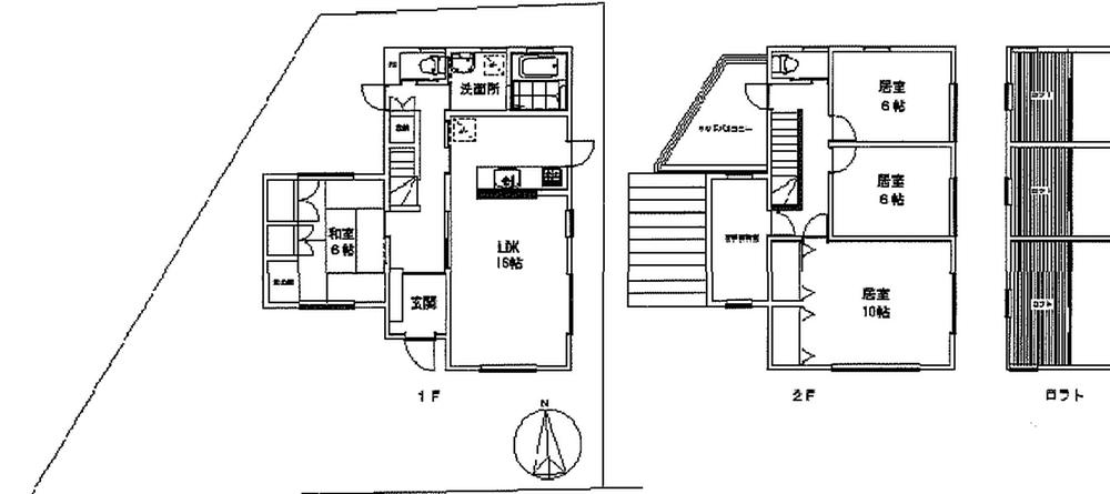 Floor plan. 19,800,000 yen, 4LDK + S (storeroom), Land area 178.94 sq m , Building area 117.58 sq m