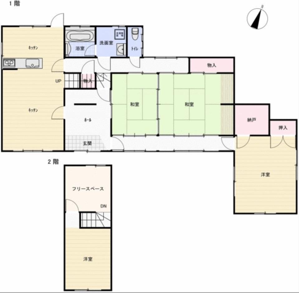 Floor plan. 14.5 million yen, 5LDK + S (storeroom), Land area 655.12 sq m , Building area 154.08 sq m