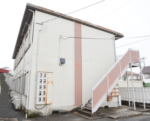 Building appearance. But is a Japanese-style room, Exhaustive has become a charming rent! 