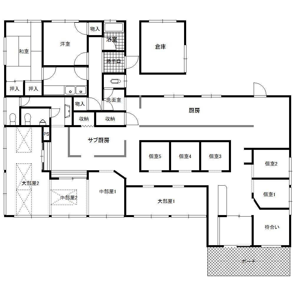 Floor plan. 42 million yen, 1LDK, Land area 1,909 sq m , Building area 207.3 sq m
