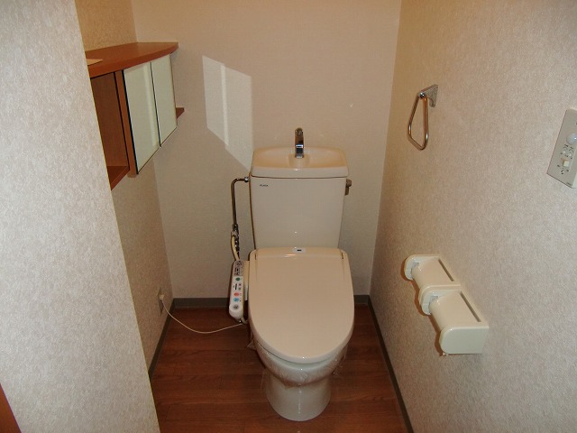 Toilet. For the photo of the same type of room, In fact the different