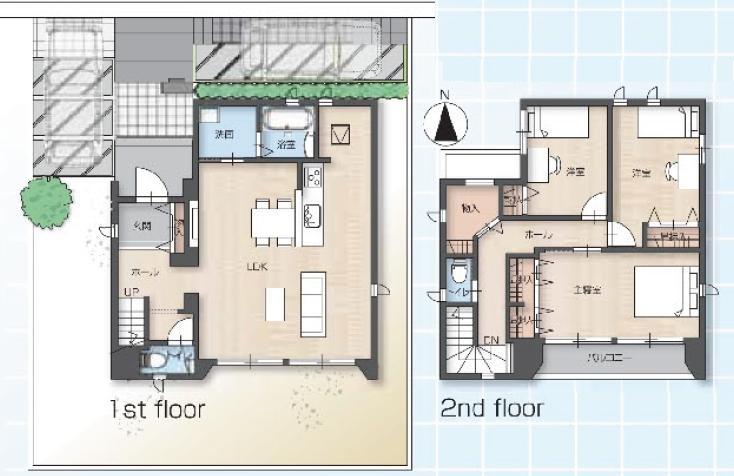 Floor plan. 33,200,000 yen, 3LDK + S (storeroom), Land area 165.36 sq m , Building area 116.8 sq m floor plan