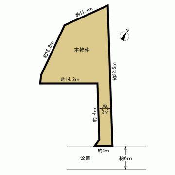 Compartment figure. Land price 11 million yen, It is a land area 265.71 sq m site area of ​​about 80 square meters. 