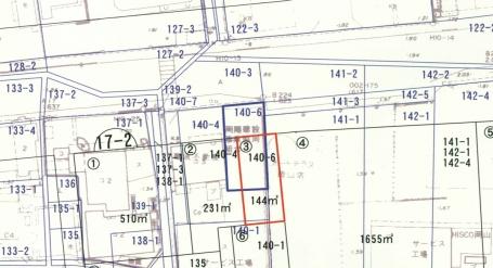 Other. It is the land layout of the front and rear of replotting.