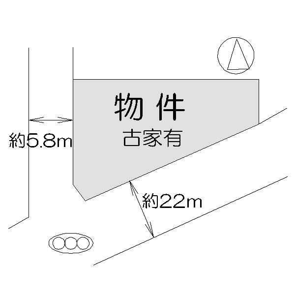 Compartment figure. Land price 25 million yen, Land area 188.23 sq m
