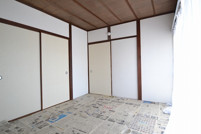 Other room space. Holiday in the rooms of the retro modern Japanese-style room slowly