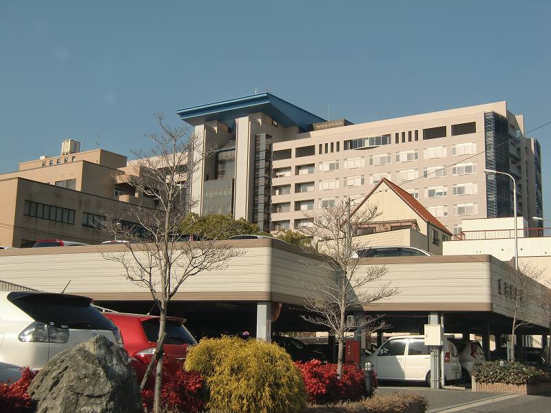 Hospital. Okayama University 635m to the hospital (hospital)