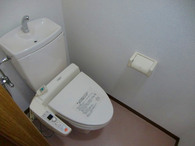 Toilet. Toilet with hot seat