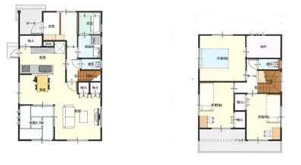 Floor plan. 24,800,000 yen, 4LDK + S (storeroom), Land area 232.36 sq m , Building area 109.3 sq m