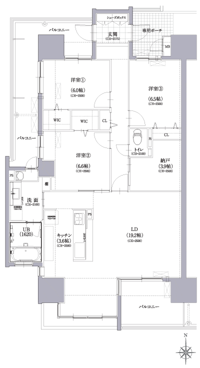 Floor: 3LDK + N, the occupied area: 105.05 sq m, Price: 35,600,000 yen ~ 43,700,000 yen
