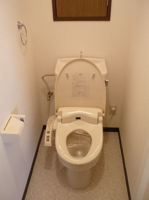 Toilet. Comfortable with a bidet!