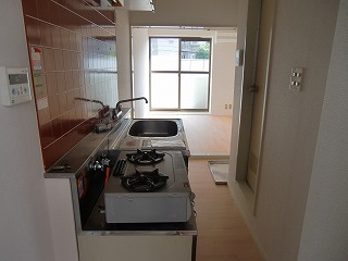 Kitchen. It is put two-burner stove