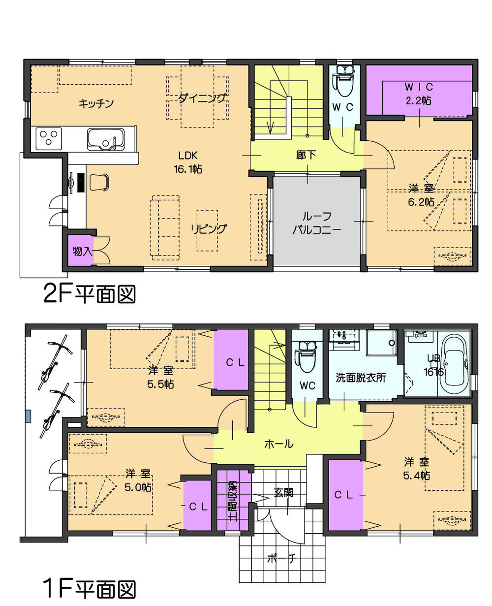 Floor plan. 27,800,000 yen, 4LDK, Land area 131.52 sq m , Building area 100.92 sq m 2 Building