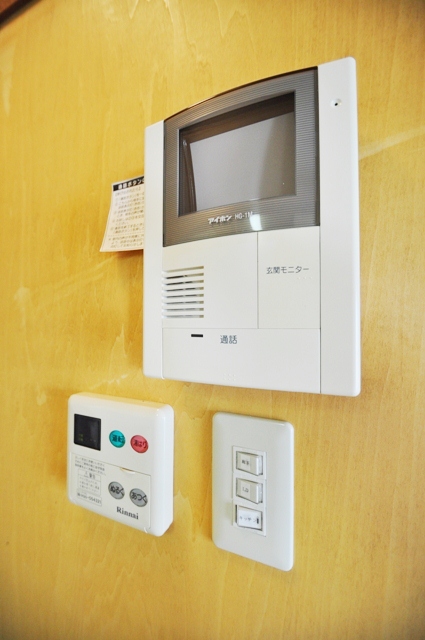 Living and room. Pat security in TV interphone