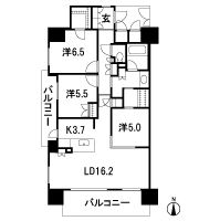Floor: 3LDK + Wic + MC, occupied area: 87.46 sq m, Price: 32,900,000 yen ~ 40,300,000 yen