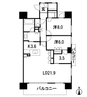 Floor: 2LDK + Wic + Sic + D, the area occupied: 96.5 sq m, Price: 39,300,000 yen ~ 46,100,000 yen