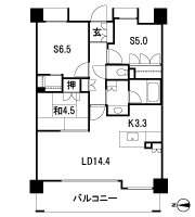 Floor: 3LDK + Wic (2 ~ 4 floor 1LDK + 2SR + Wic), occupied area: 73.44 sq m, Price: 26.5 million yen ~ 27,800,000 yen