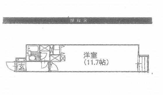 Floor plan. Price 3.2 million yen, Occupied area 26.67 sq m , Balcony area 2.6 sq m