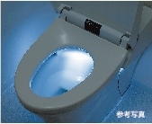 Toilet.  [Faint light] It illuminates the feet and the toilet bowl in the bowl. This is useful when using the middle of the night. (Same specifications)