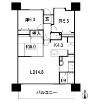 Floor: 3LDK, occupied area: 78.88 sq m, Price: 35,800,000 yen ~ 36,400,000 yen