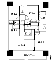 Floor: 4LDK, occupied area: 86.22 sq m, Price: 40,500,000 yen ~ 44,700,000 yen