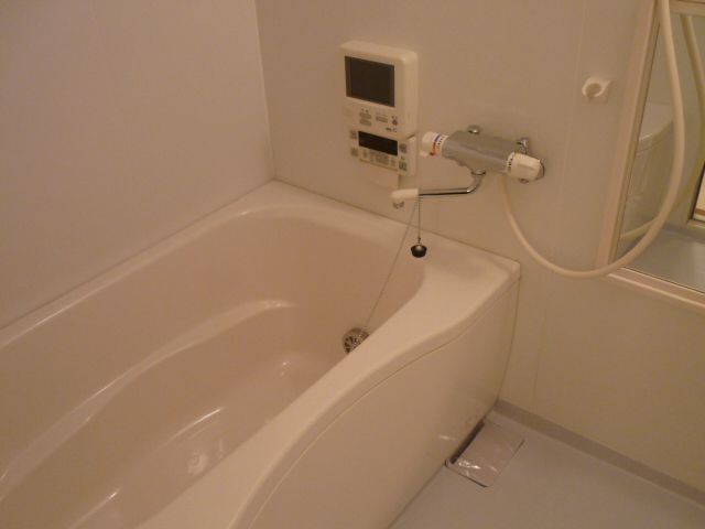 Bath. Relaxed in the bath with bathroom TV.