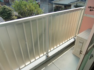 Balcony. Let's dry here in the laundry ☆