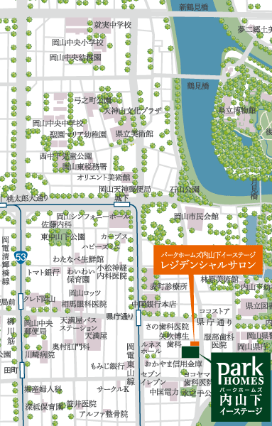 local ・ Residential Salon guide map