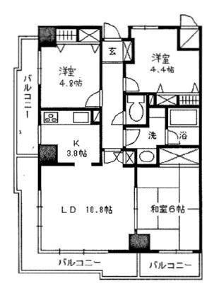 Floor plan. 2LDK + S (storeroom), Price 17.6 million yen, Occupied area 67.37 sq m , Balcony area 16.62 sq m