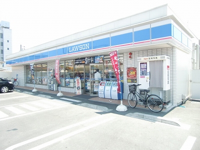 Convenience store. Lawson Okayama Nishizaki 1-chome to (convenience store) 591m