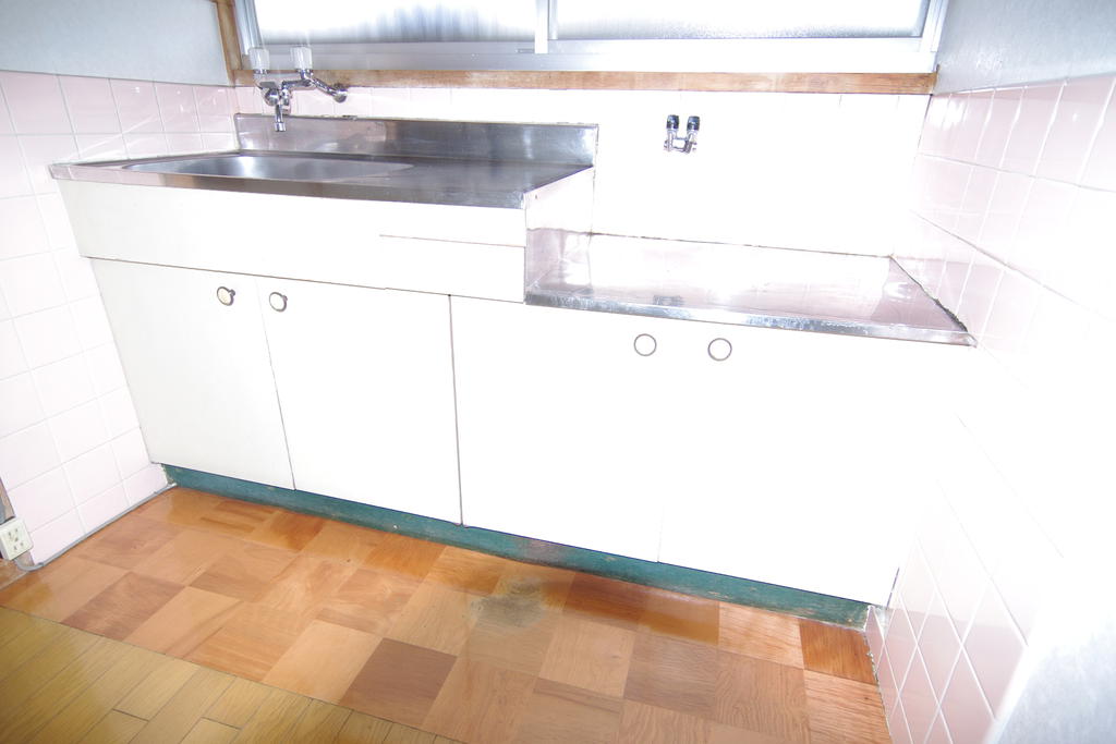 Kitchen. Gas stove 2-neck installation type