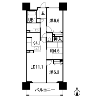 Floor: 3LDK, occupied area: 70.08 sq m, Price: 29,690,000 yen