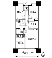 Floor: 3LDK, occupied area: 72.34 sq m, Price: 28,560,000 yen ~ 32,640,000 yen