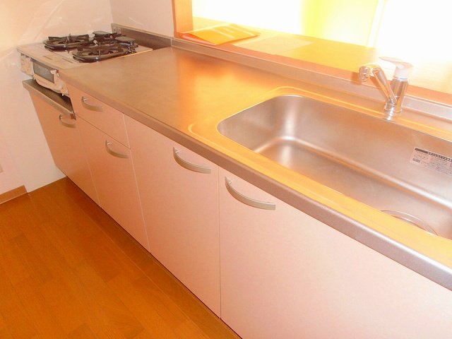 Kitchen.  ※ Gas stove is not attached