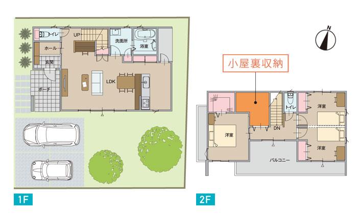 Floor plan. (52 No. land), Price 31,870,000 yen, 3LDK, Land area 153.86 sq m , Building area 93.75 sq m