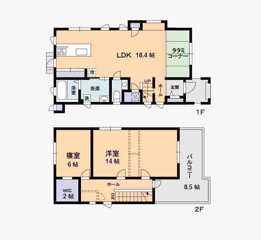 Floor plan. 29,200,000 yen, 3LDK, Land area 161.87 sq m , Building area 101.85 sq m